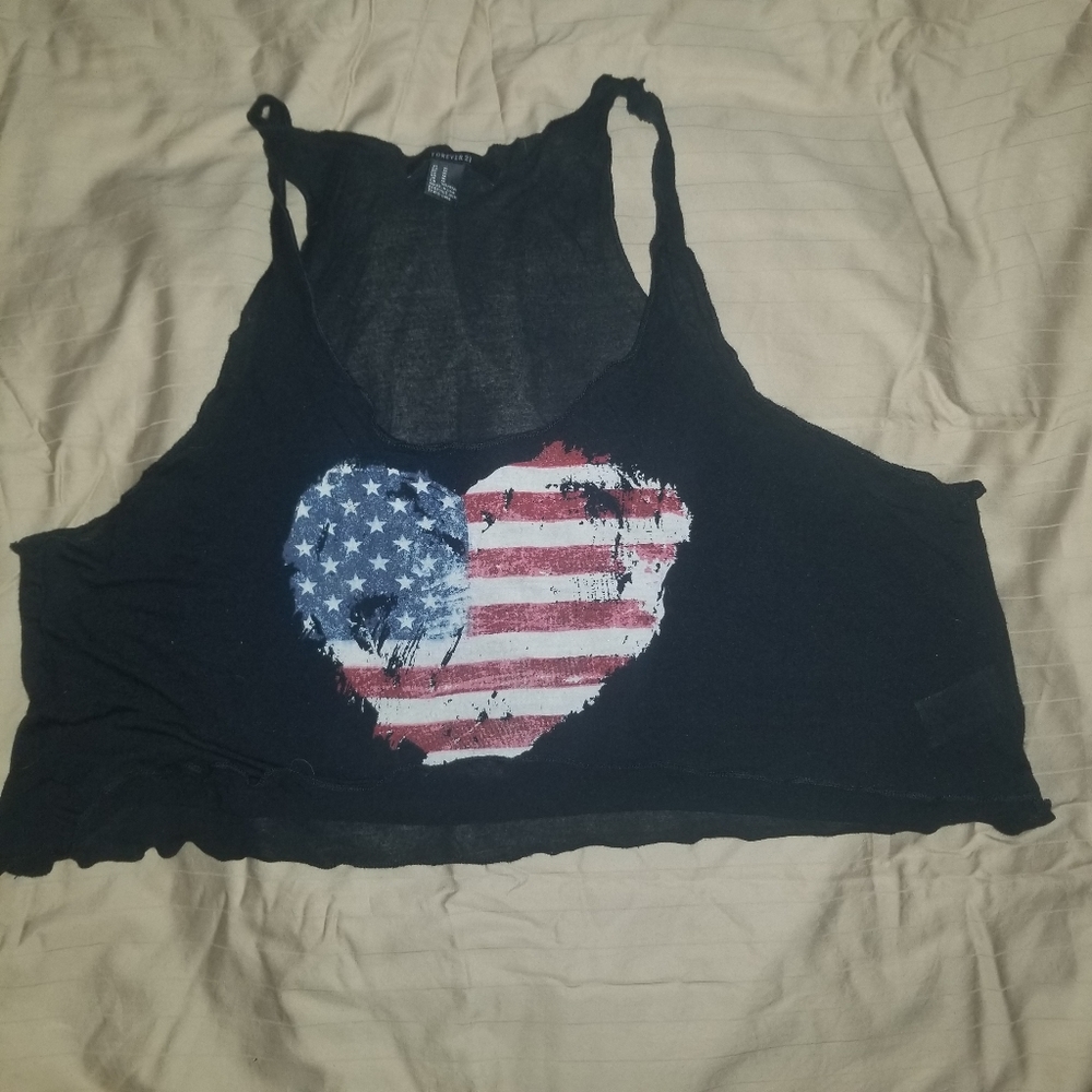 Forever 21 Sleeveless Crop Top